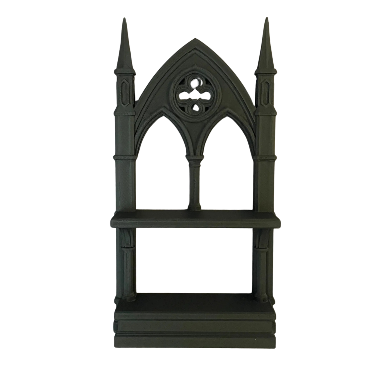 Gothic Cathedral Mini Shelf for Crystals, Tarot, and Witchy Decor