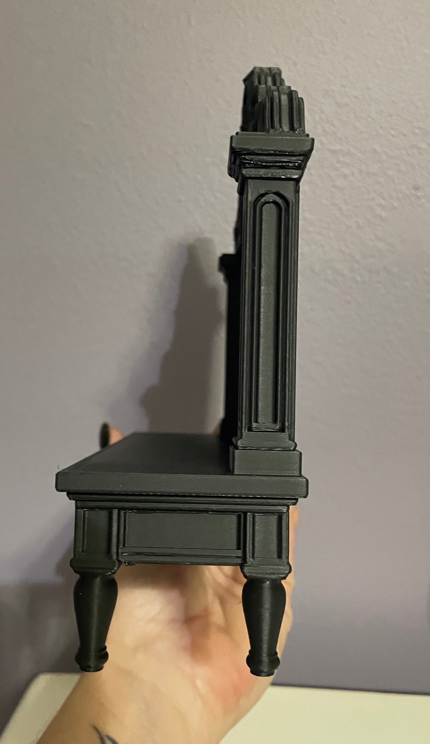 Gothic Cathedral Shelf Display – Tabletop Altar for Dark Decor & Occult Styling