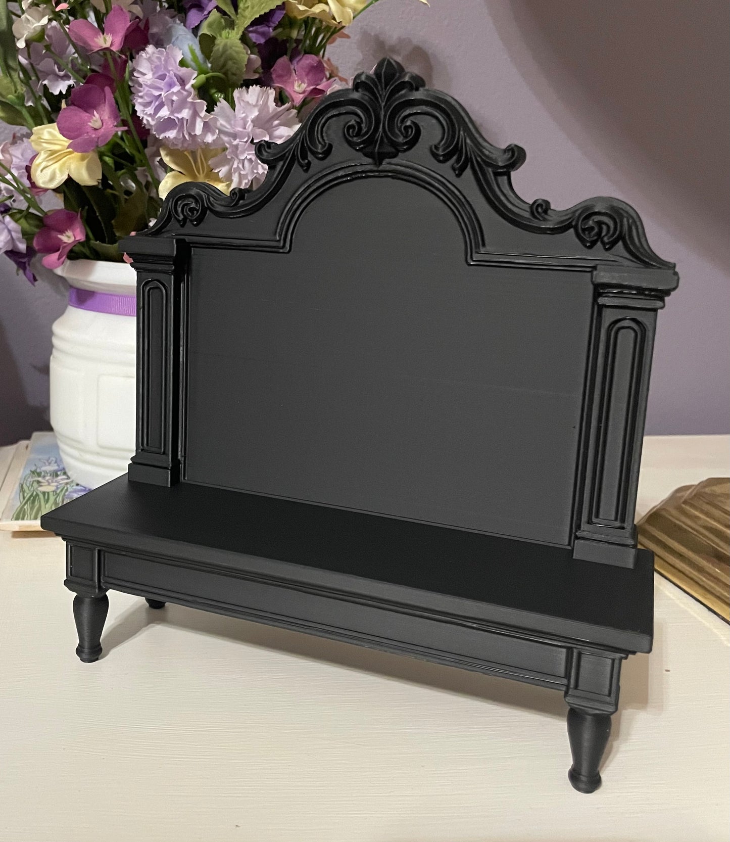 Gothic Cathedral Shelf Display – Tabletop Altar for Dark Decor & Occult Styling