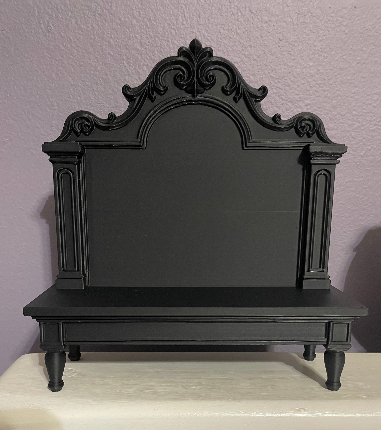 Gothic Cathedral Shelf Display – Tabletop Altar for Dark Decor & Occult Styling